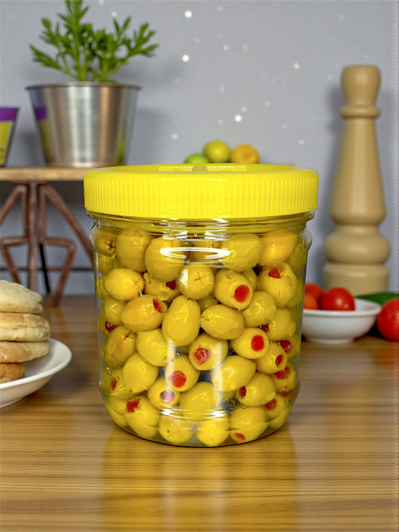 Biberli Yeşil Zeytin 1 kg.