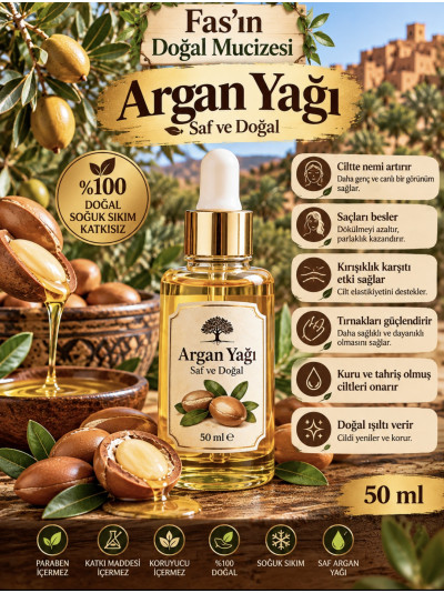 Argan yağı saf 50 ml